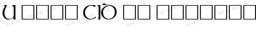 U 0020 CID 32 space字体转换